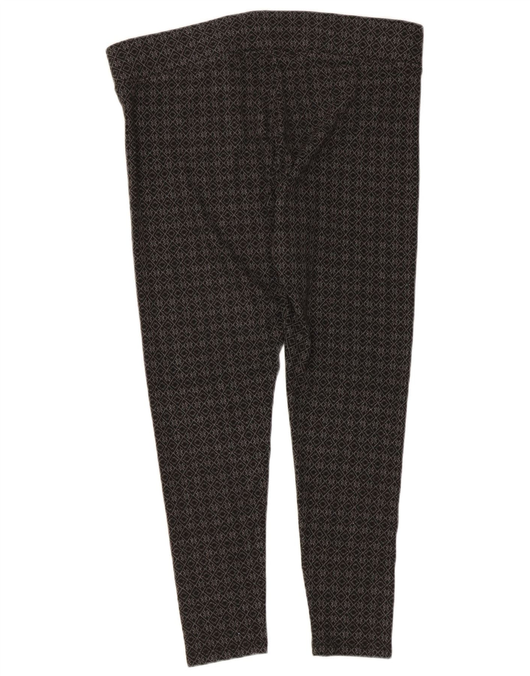 Marks & Spencer Capri-Leggings für Damen, UK 16, Größe L, grau, geometrisch, Polyester