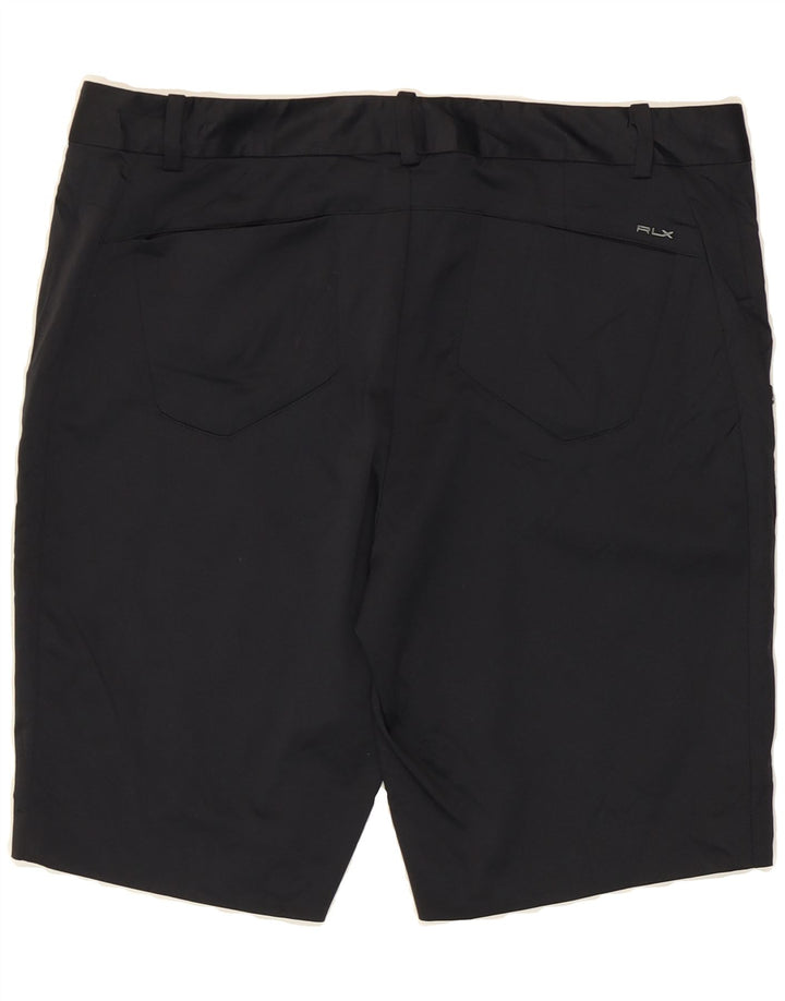 RALPH LAUREN Womens Chino Shorts US 8 Medium W34  Black Vintage Ralph Lauren and Second-Hand Ralph Lauren from Messina Hembry 