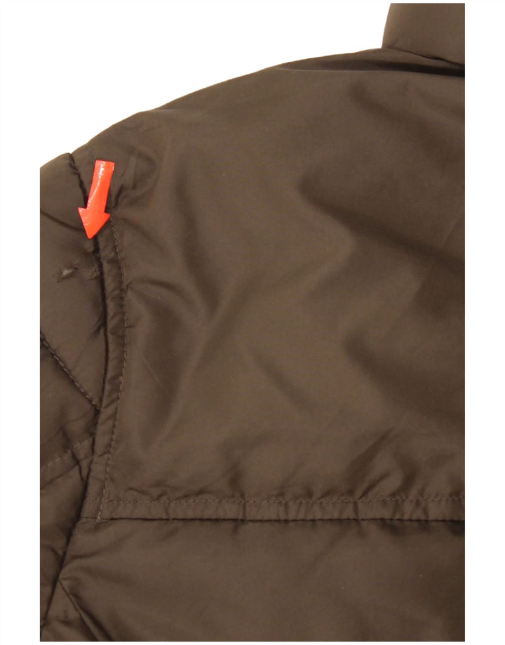 Champion Herren-Jacke mit Kapuze, gepolstert, UK 38, Mittel-Khaki, Polyester