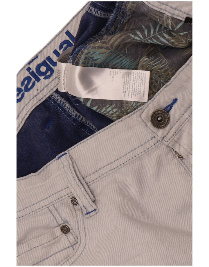 Desigual Herren Slim Jeans W36 L33 Blaue Baumwolle