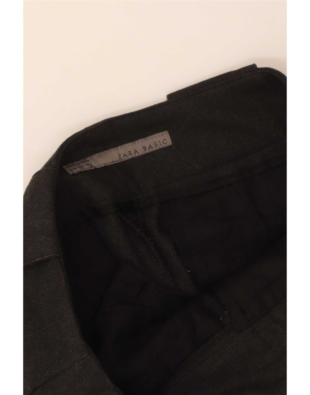 Zara Damen Pegged Chino-Hose, Größe S, W26, L28, Grau
