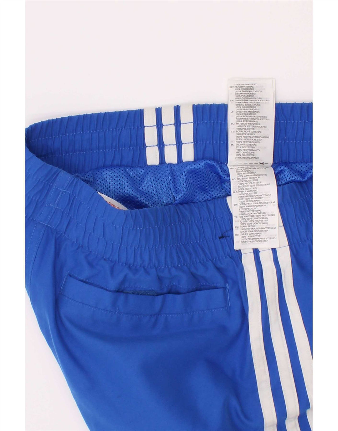 Adidas Badeshorts für Jungen, 12–13 Jahre, blaues Polyester