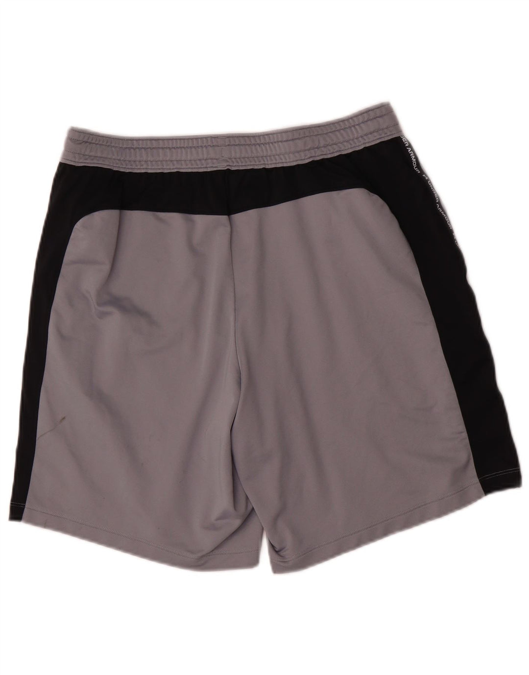 Under Armour Herren-Sportshorts mit Grafik, groß, graues Farbblock-Polyester