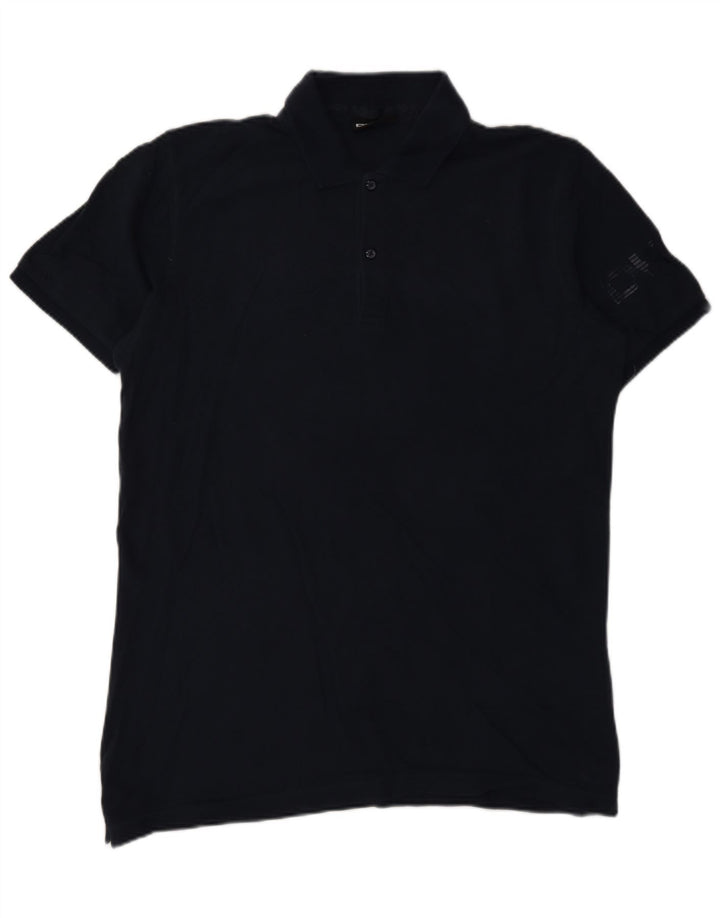 Dkny Herren-Poloshirt mit Grafik, Größe S, marineblau, Baumwolle