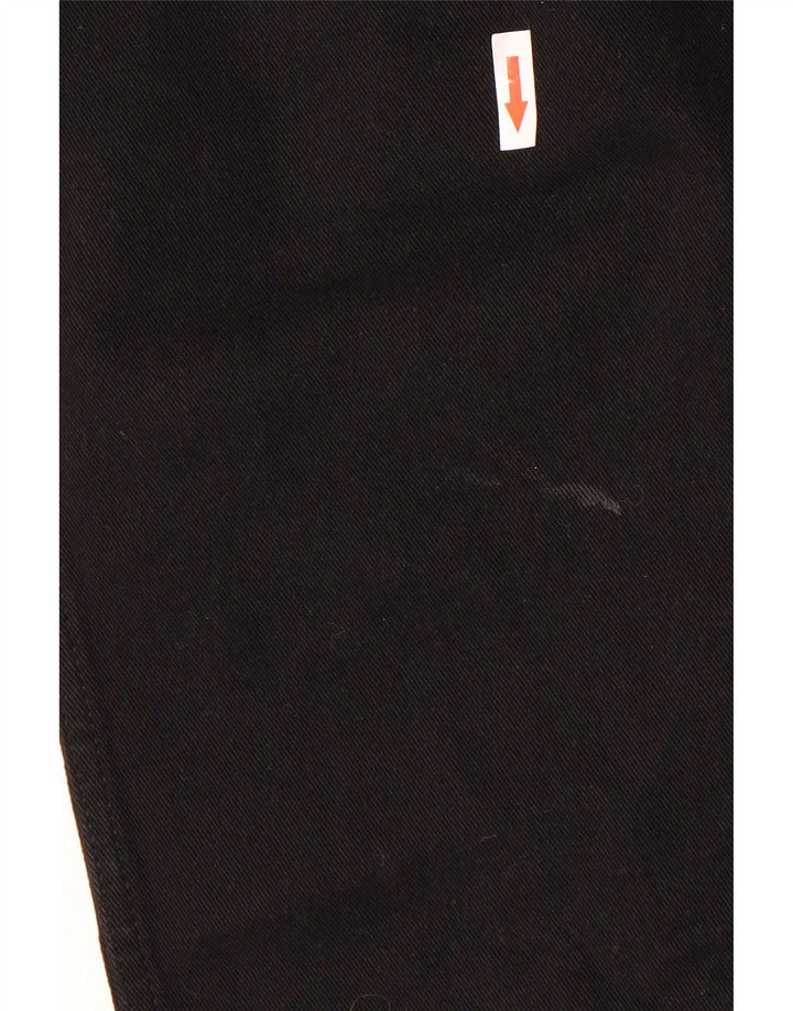 Wrangler Herren Straight Jeans W34 L34 Schwarze Baumwolle