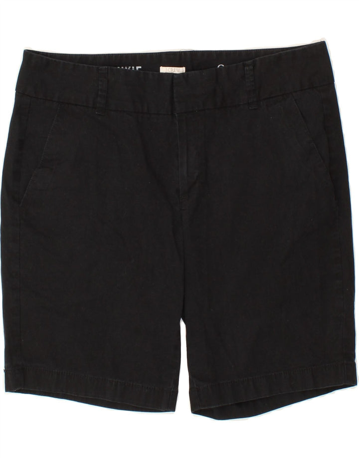 J. CREW Womens Frankie Chino Shorts US 8 Medium W30  Black Cotton Vintage J. Crew and Second-Hand J. Crew from Messina Hembry 