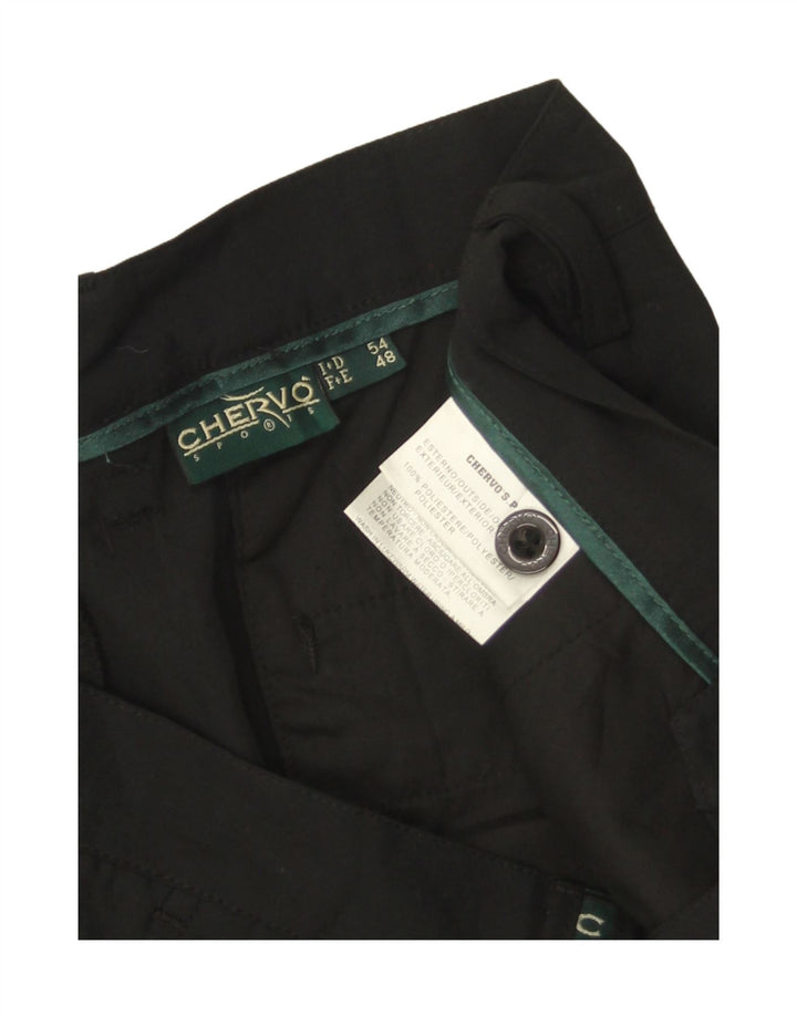 CHERVO Herren-Chinohose mit Pegged, IT 54, 2XL, W36, L32, Schwarz, Polyester