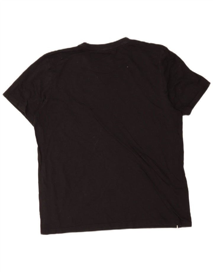 Adidas Herren T-Shirt Top Large Schwarz Baumwolle