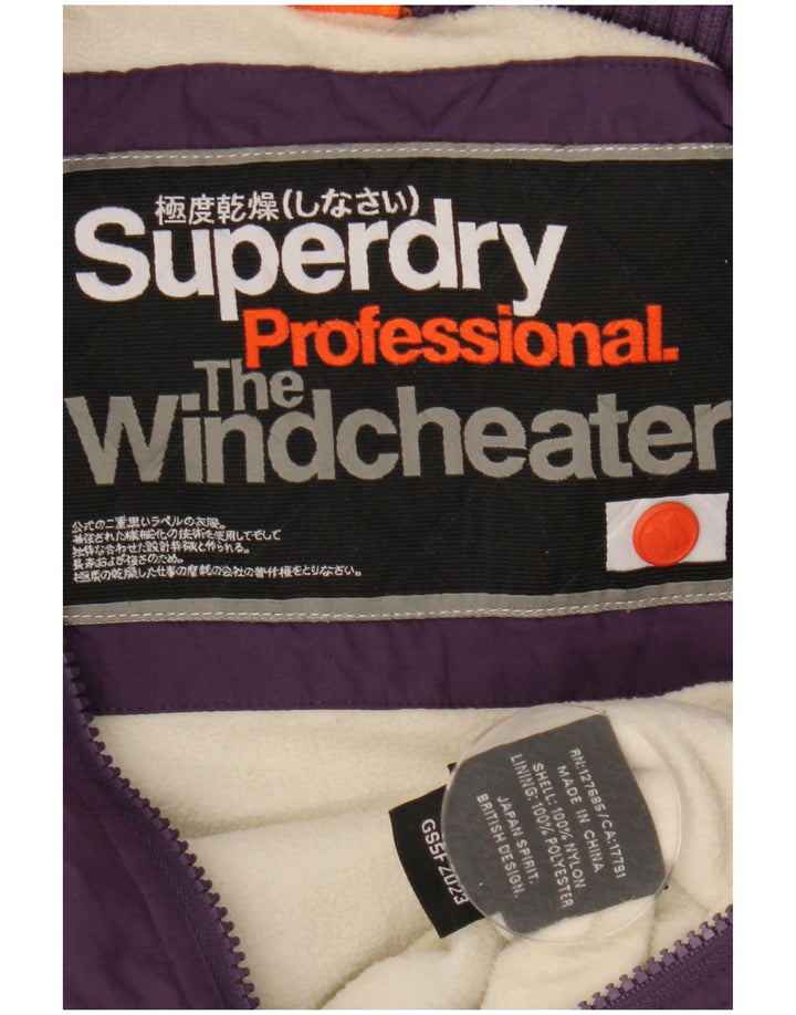 Superdry Damen The Windcheater Windjacke UK 14 Mittellila