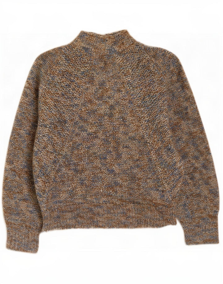John Walker Rollkragenpullover für Damen, Gr. 40, Größe L, braun gefleckt