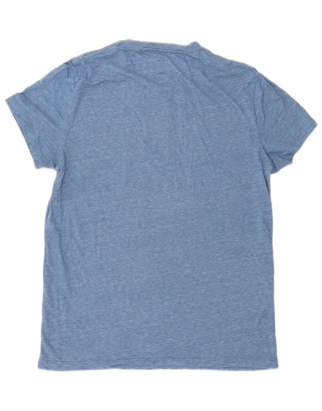 Jack Wills Herren-T-Shirt aus mittelblau gesprenkelter Baumwolle