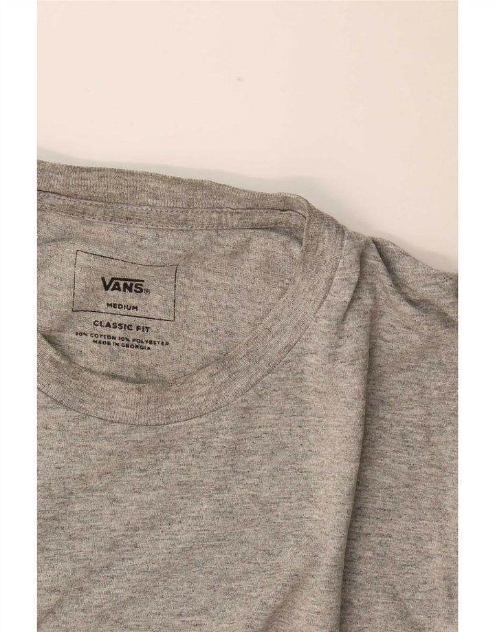 Vans Herren-T-Shirt mit klassischer Passform aus mittelgrauer Baumwolle