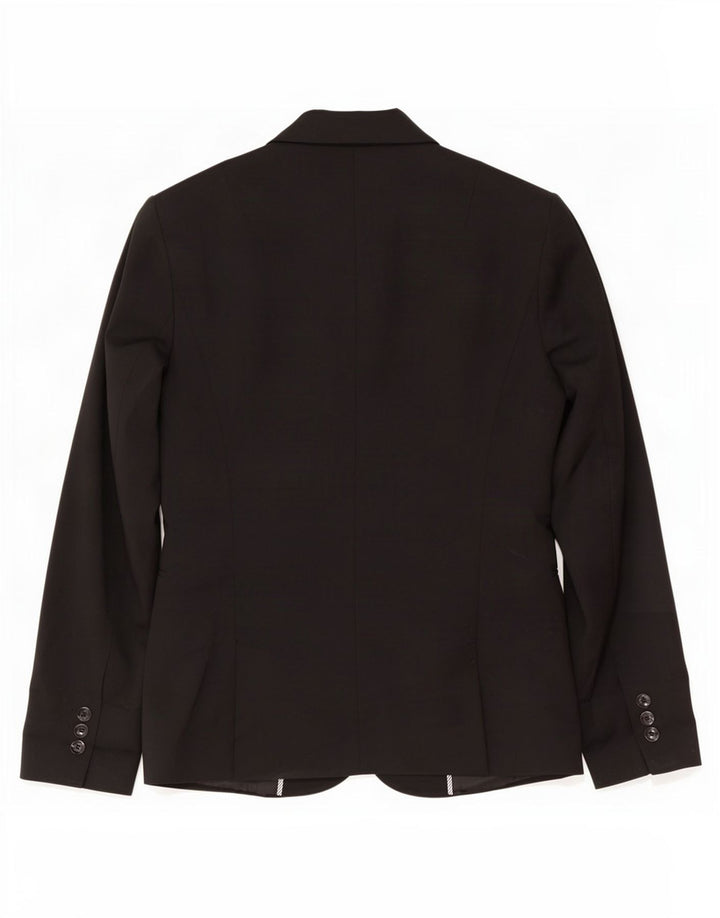Sisley Damen 2-Knopf-Blazerjacke UK 12 Mittelschwarz