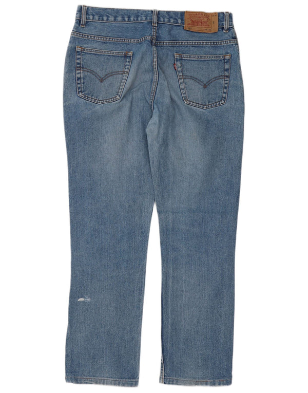 Levi's Herren 501 Straight Jeans W36 L32 Blaue Baumwolle