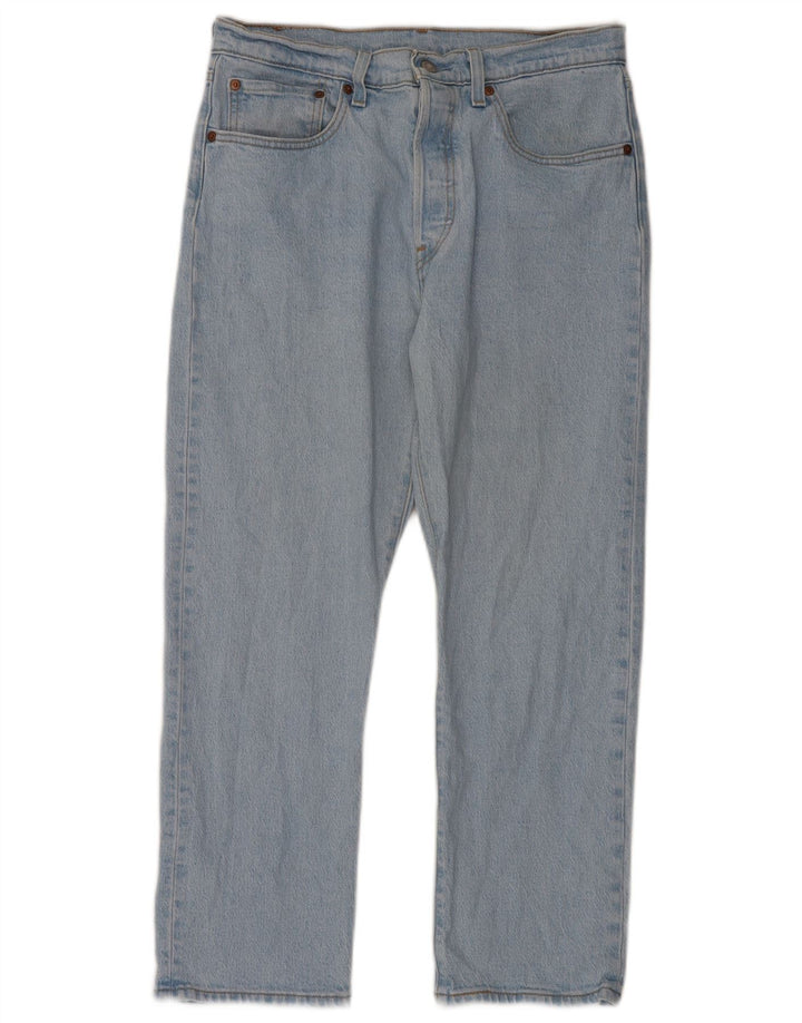 Levi's Herren 501 Straight Jeans W30 L26 Blaue Baumwolle