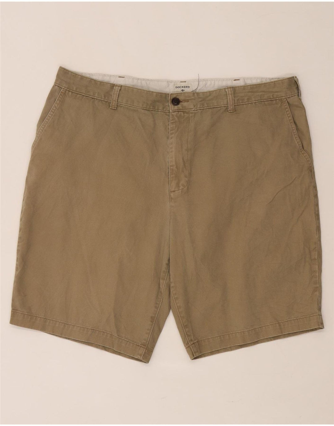 DOCKERS Herren Chinoshorts W40 XL Beige Baumwolle