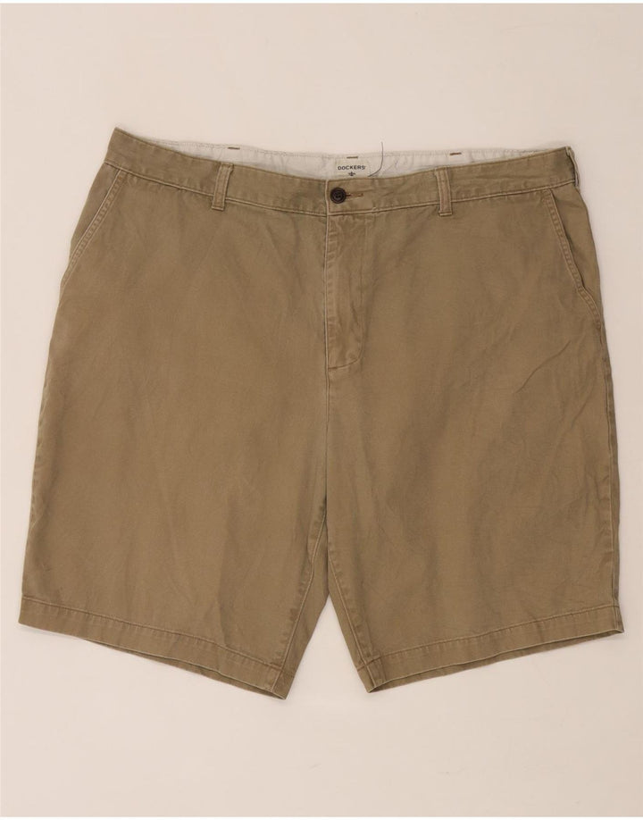 DOCKERS Herren Chinoshorts W40 XL Beige Baumwolle