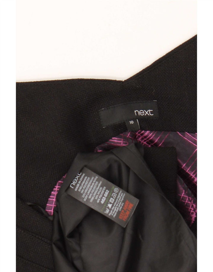 Next Ärmelloses Etuikleid für Damen, UK 10, Größe S, Schwarz, Polyester