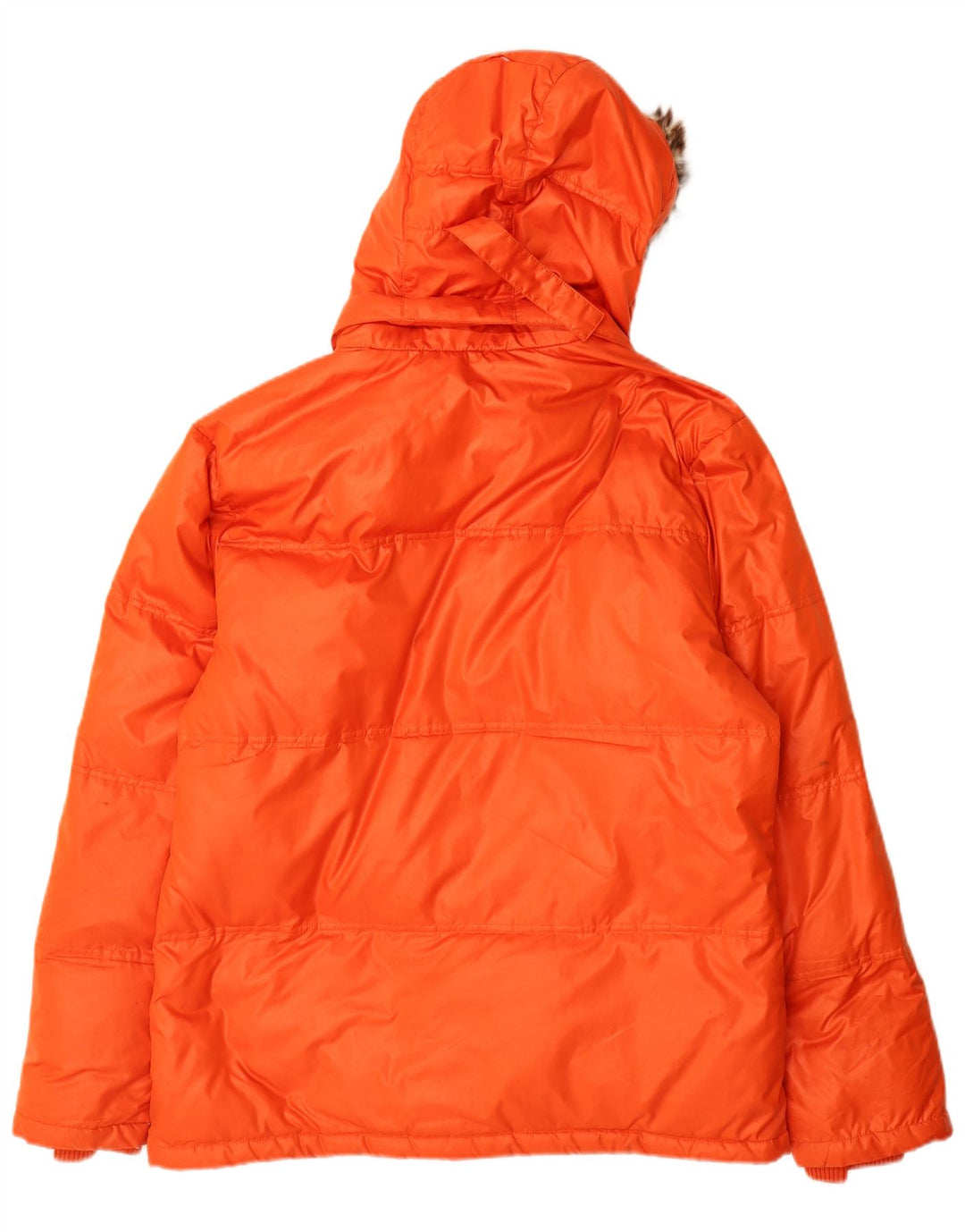Fila Herren-Jacke mit Kapuze, gepolstert, UK 36, Größe S, Orange, Polyester