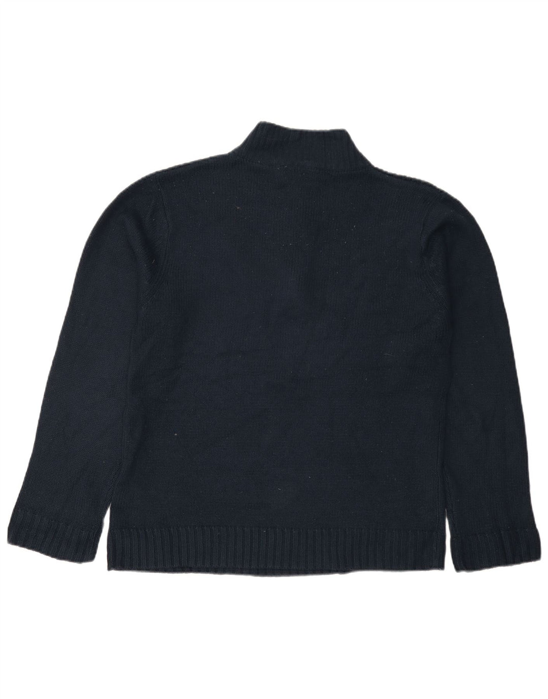 PIERRE CARDIN Herren-Pullover mit Reißverschluss am Hals, mittleres Marineblau, Acryl