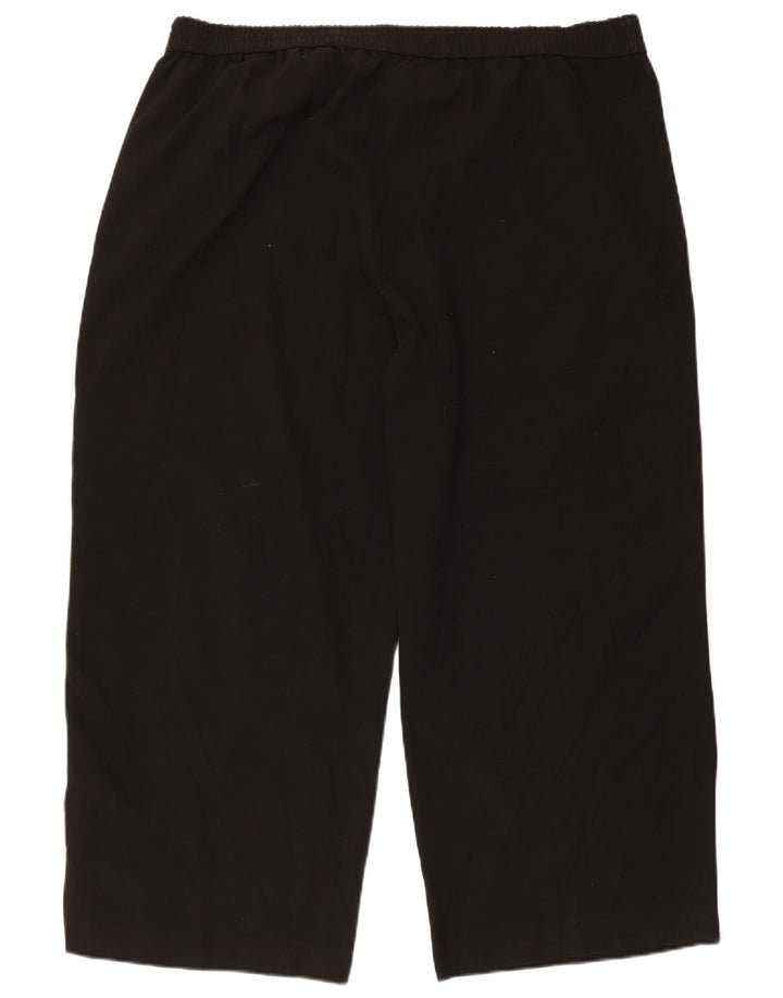 Marks & Spencer Damen Crop Trainingshose UK 24 4XL Schwarz Polyester