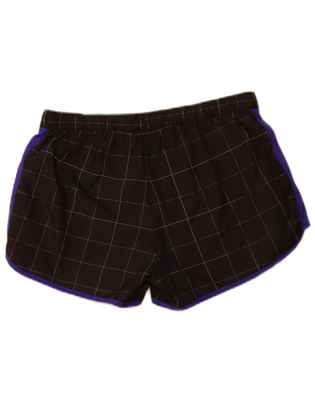 ADIDAS Damen Sportshorts UK 10 Small Black Check