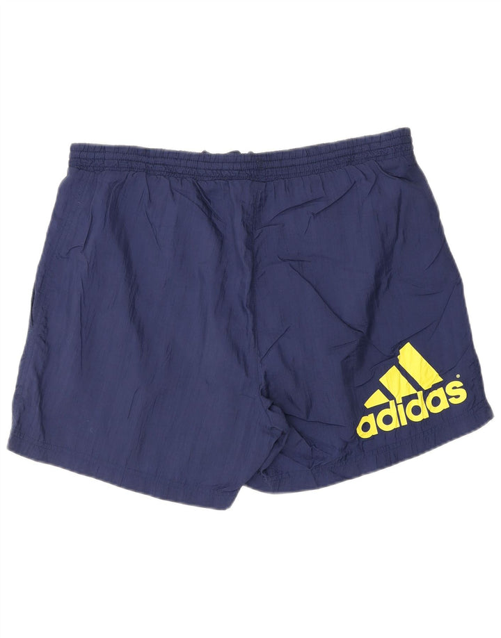 ADIDAS Herren Badeshorts mit Grafik, Größe S, Marineblau, Polyamid