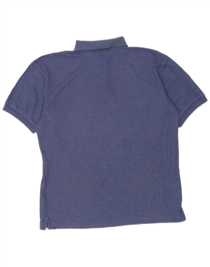 Fila Herren Poloshirt IT 52 Große blaue Baumwolle