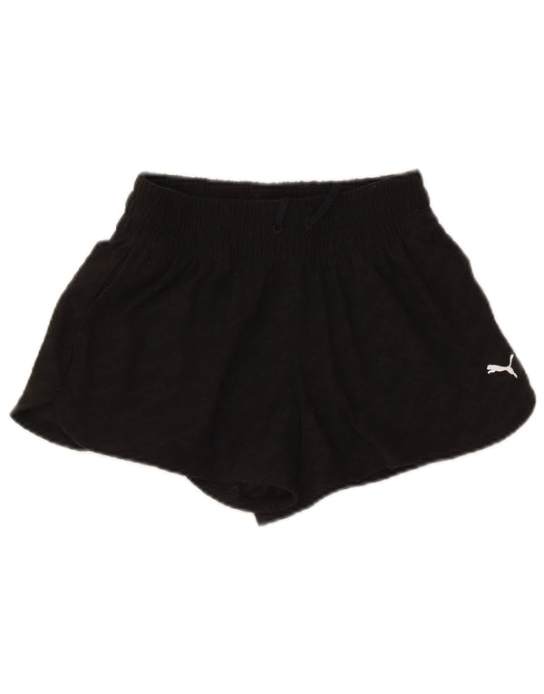 Puma Damen Sportshorts UK 10 Small Schwarz Polyester