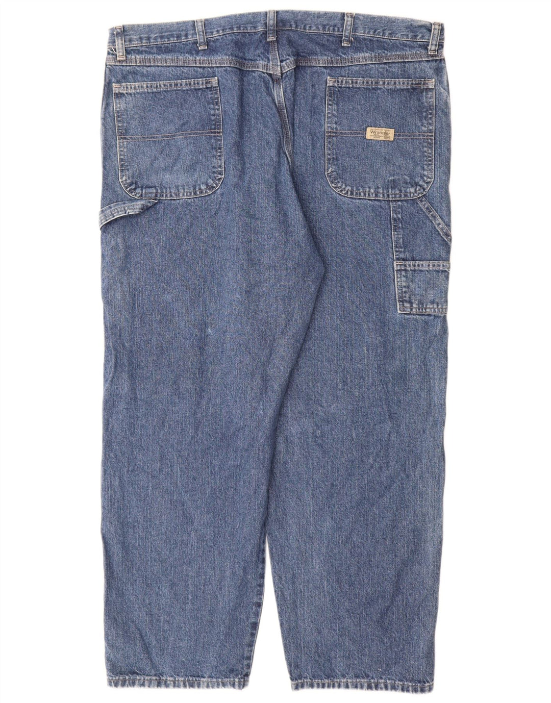 Wrangler Herren Cargo Straight Jeans W42 L30 Blaue Baumwolle