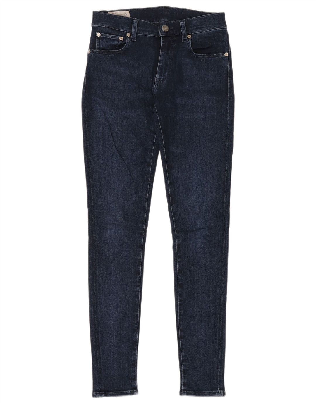 RALPH LAUREN Damen Skinny Jeans W26 L30 Blaue Viskose