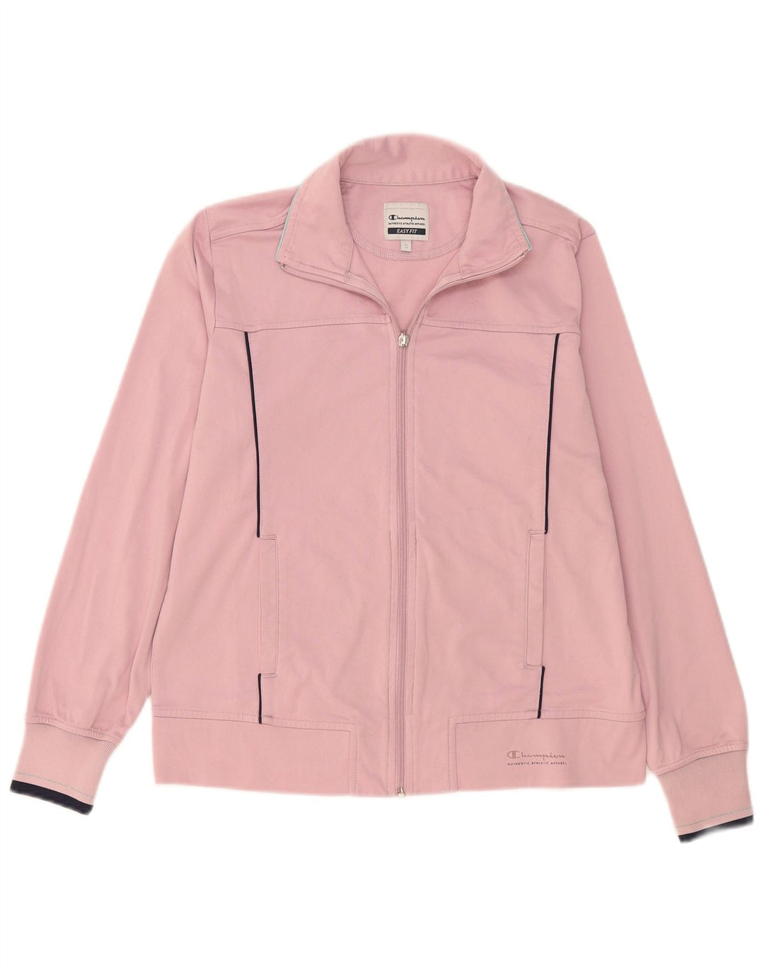 Champion Damen Easy Fit Übergroße Trainingsjacke, Gr. 10, Größe S, Rosa