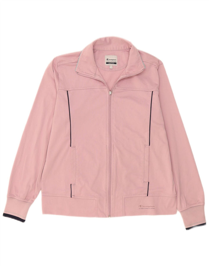 Champion Damen Easy Fit Übergroße Trainingsjacke, Gr. 10, Größe S, Rosa