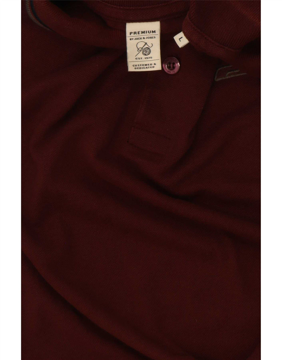 Jack & Jones Herren Poloshirt Large Burgund