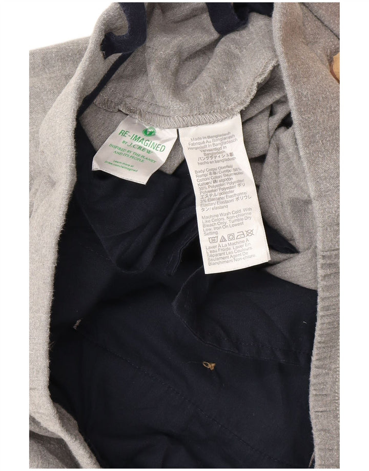 J. Crew Slim Chino-Hose für Herren, Größe S, W29, L30, Grau, Baumwolle