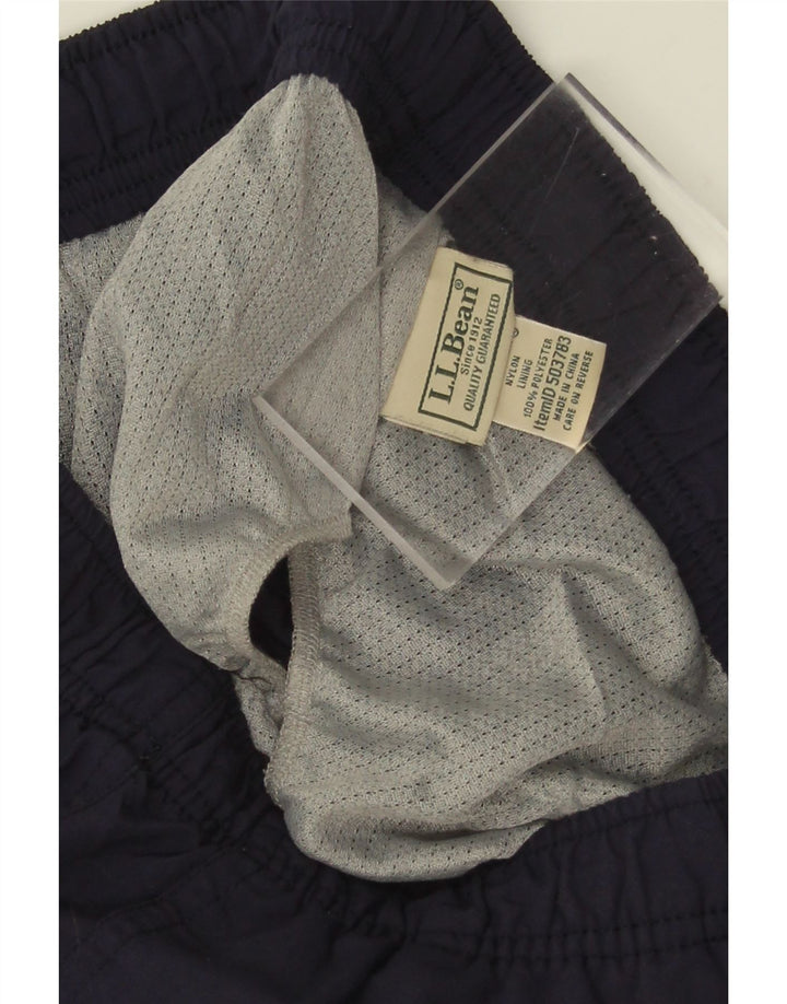 L.L.BEAN Herren-Badeshorts, klein, marineblaues Nylon