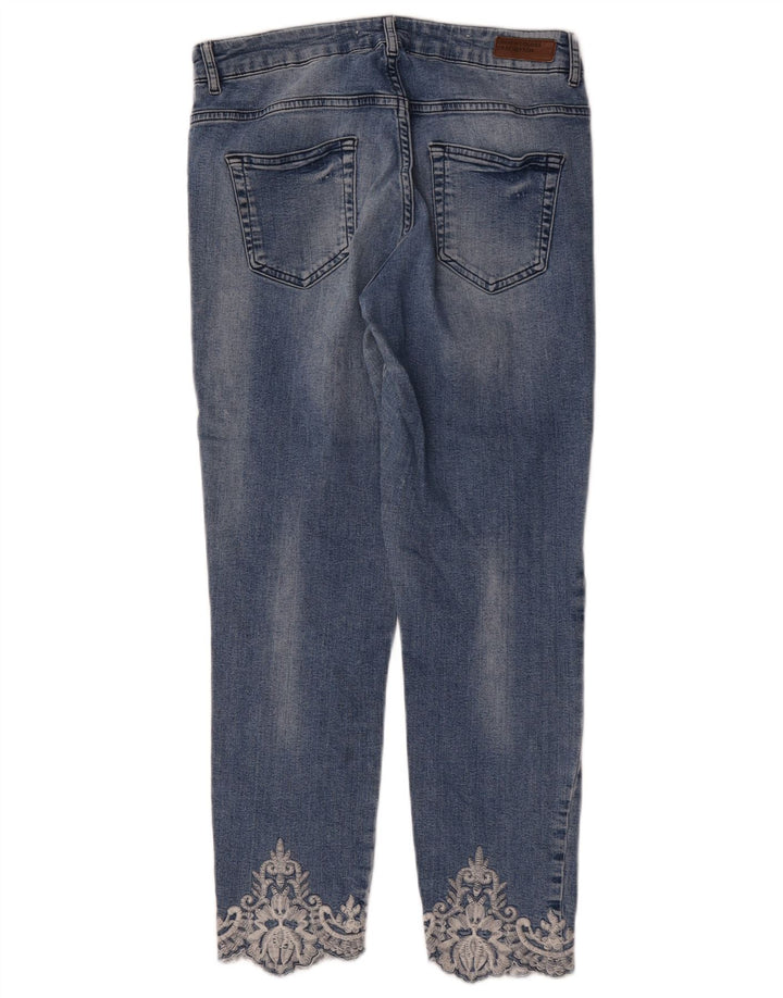Benetton Damen Slim Jeans W32 L26 Blau