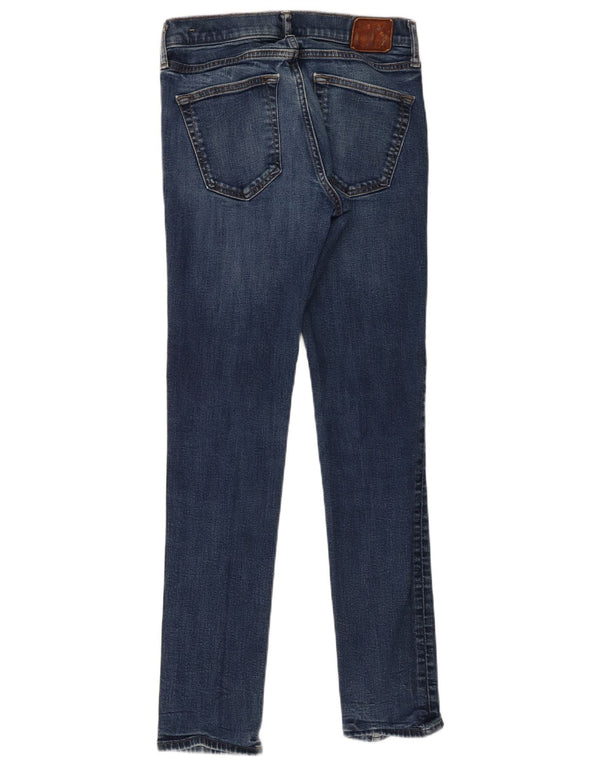 Abercrombie & Fitch Damen Langdon Skinny Jeans W29 L32 Blaue Baumwolle