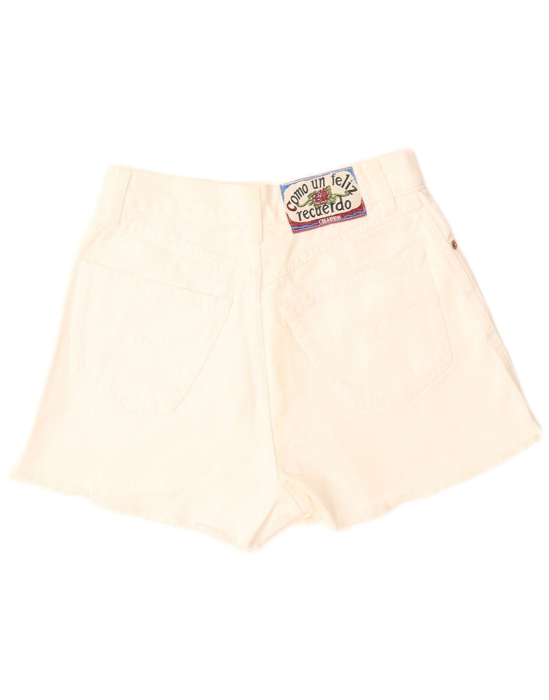 Charro Damen-Jeansshorts mit weitem Bein, W29, mittelweiße Baumwolle
