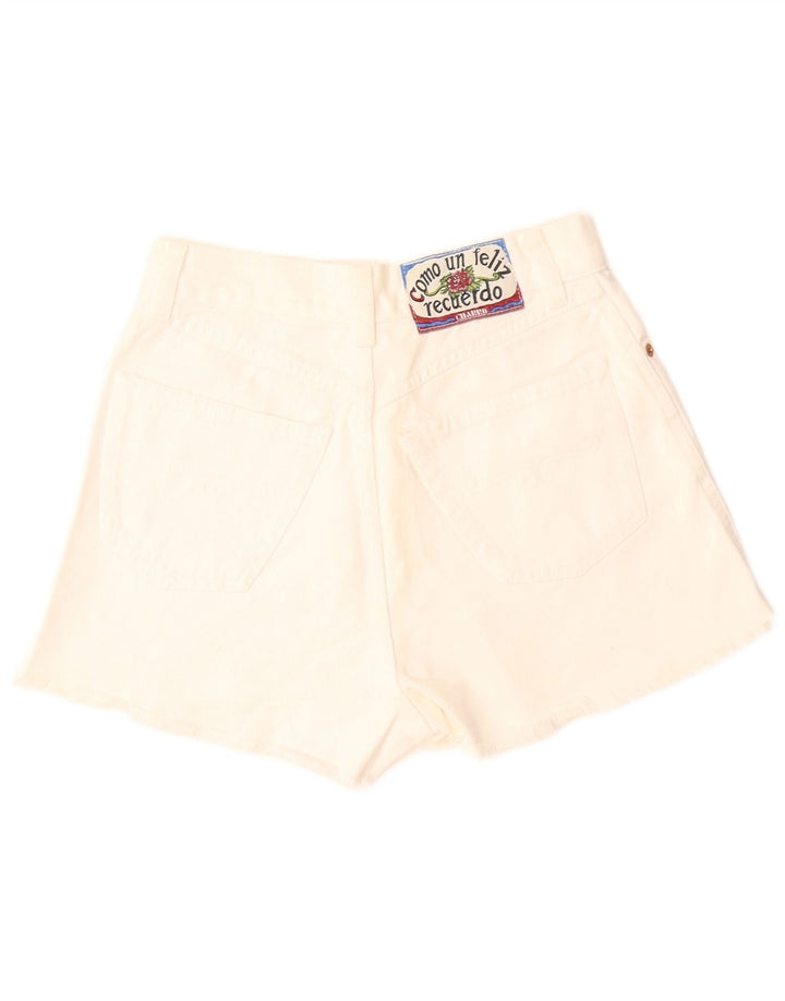 Charro Damen-Jeansshorts mit weitem Bein, W29, mittelweiße Baumwolle