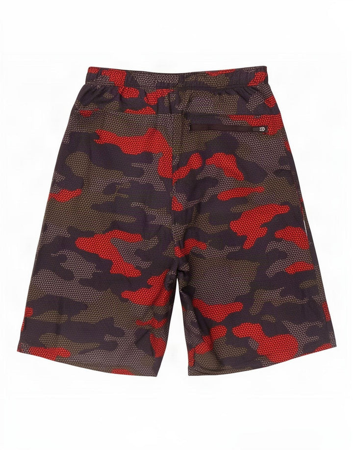 Mountain Warehouse Herren-Sportshorts XS Mehrfarbiges Camouflage-Polyester
