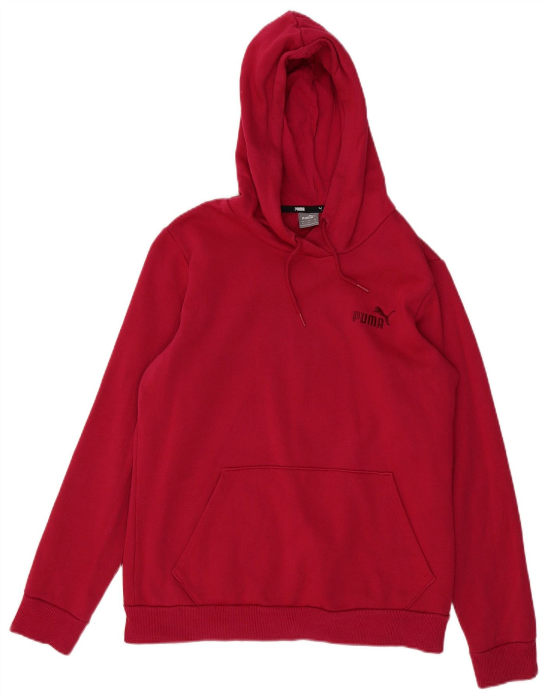 PUMA Womens Hoodie Jumper UK 14 Medium Pink