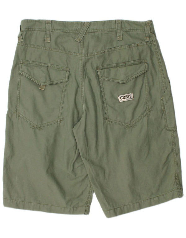 Guess Herren Cargoshorts W30 Medium Khaki Baumwolle