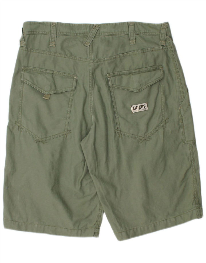 Guess Herren Cargoshorts W30 Medium Khaki Baumwolle