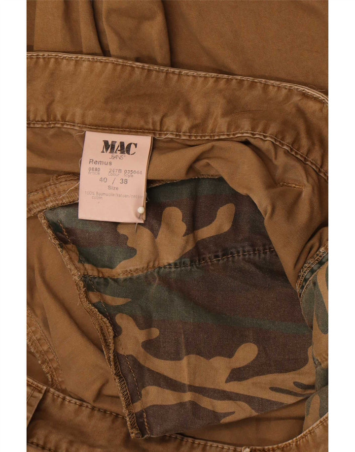 Mac Herren gerade Cargohose W40 L38 braune Baumwolle
