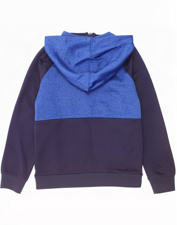 Nike Dri Fit Zip Hoodie-Pullover für Jungen, 6–7 Jahre, groß, Marineblau meliert
