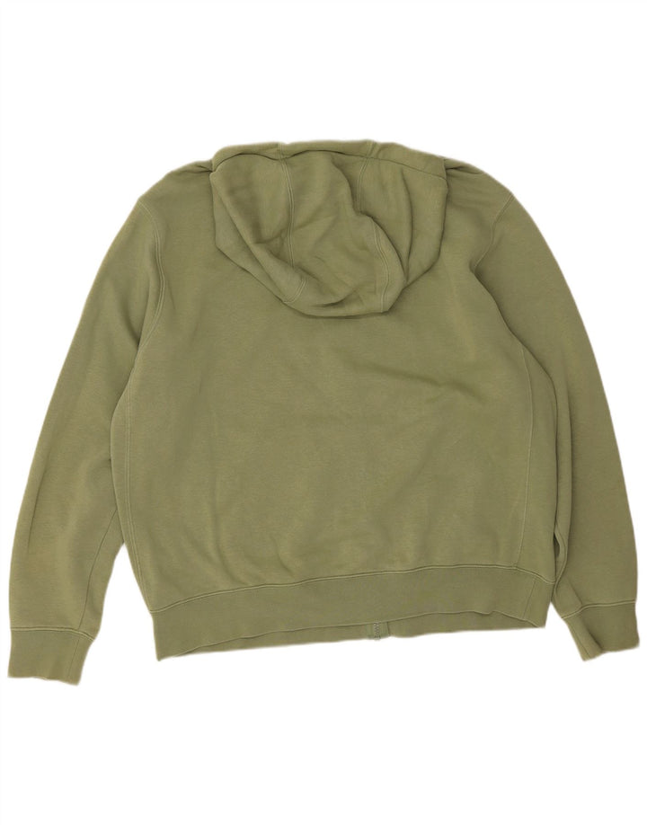 Nike Herren-Kapuzenpullover mit Reißverschluss, groß, Khaki, Baumwolle