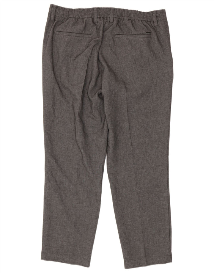 Mac Gerade Chino-Hose für Herren, W38, L28, Grau, Polyester