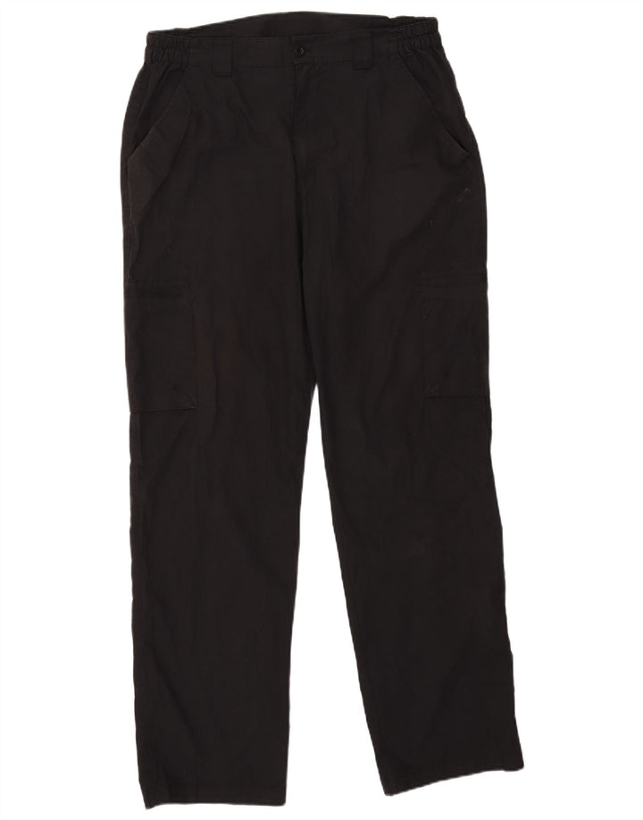 Mountain Warehouse Gerade Herren-Cargohose, W34, L32, Schwarz, Polyester