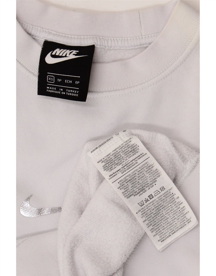 Nike Damen-Sweatshirt in Übergröße, Gr. 6, XS, mehrfarbig, Farbblock